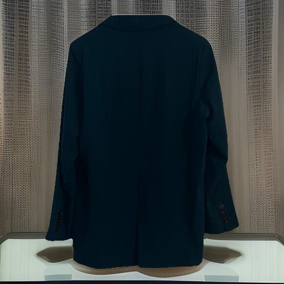 NWT Lime Light WESTERN DARK TEAL Women’s Blazer Medium Button Up - Picture 8 of 8